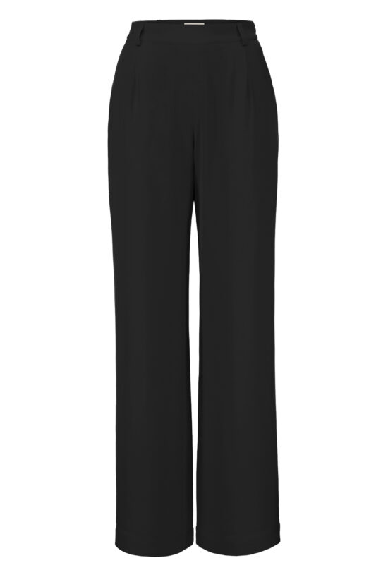 SOLID SILK Seidenhose schwarz
