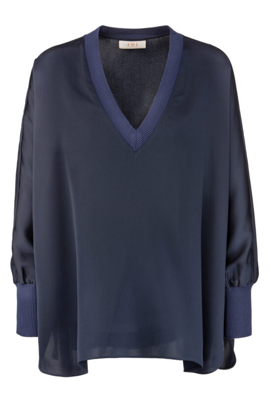 SOLID SILK Tunika midnight