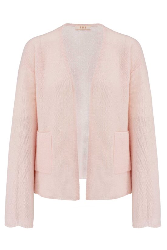 Produktbild: SOLID KNIT Kaschmir Cardigan in light sand.