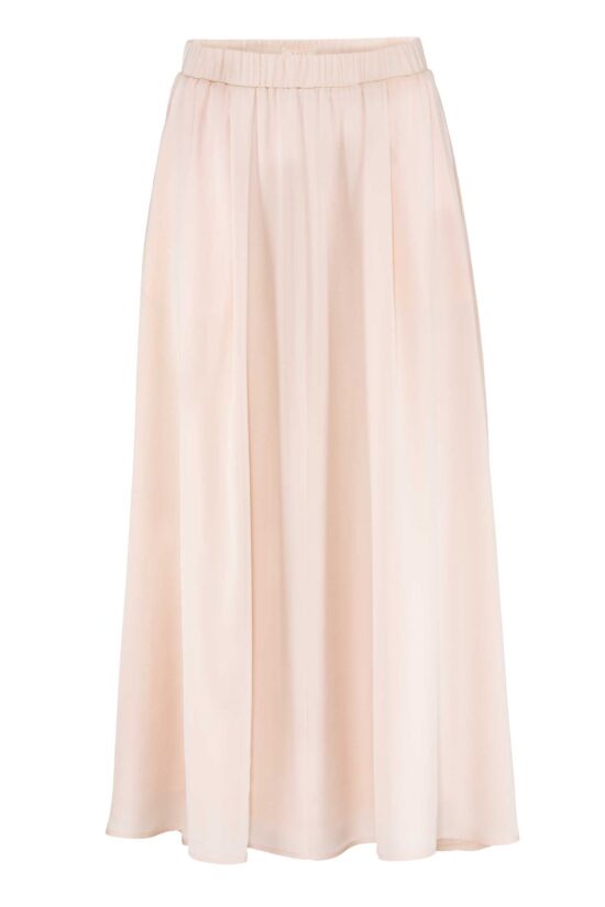 Produktbild: SOLID SILK Seidenrock in light sand.
