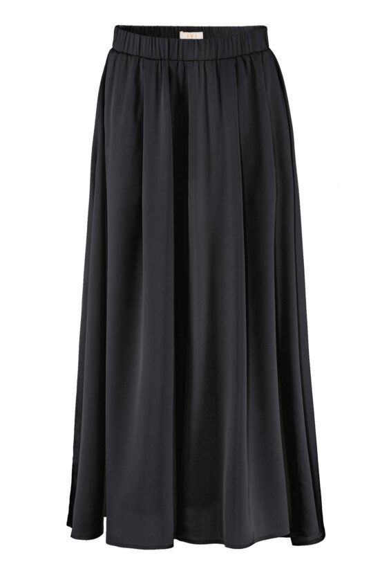 Produktbild: SOLID SILK Seidenrock in light schwarz.