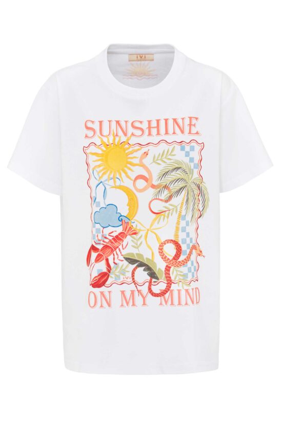 Produktbild: Lässiges T-Shirt aus Baumwolle mit Print.